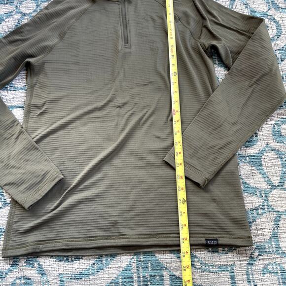 5.11 Tactical Quarter Zip Fleece Pullover Black Men's - Size S - Picture 7 of 9